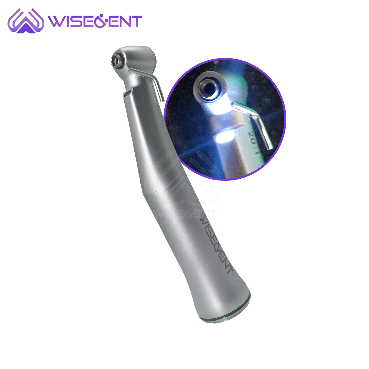 BR-412H-F 20:1 Fiber Optic Contra Angle Implant handpiece 