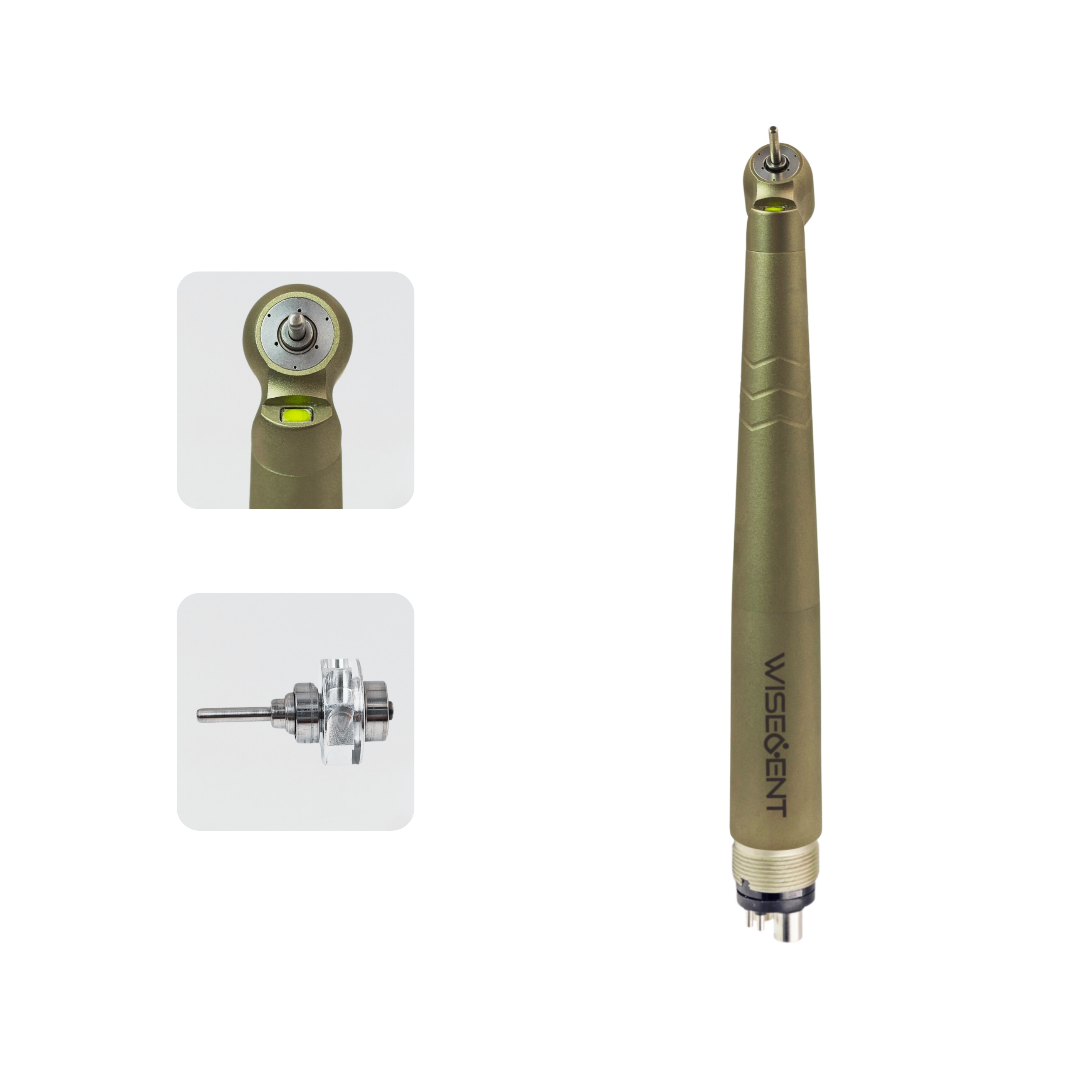 BR-164CT Pure Titanium 45 Degrees LED High Speed Handpiece