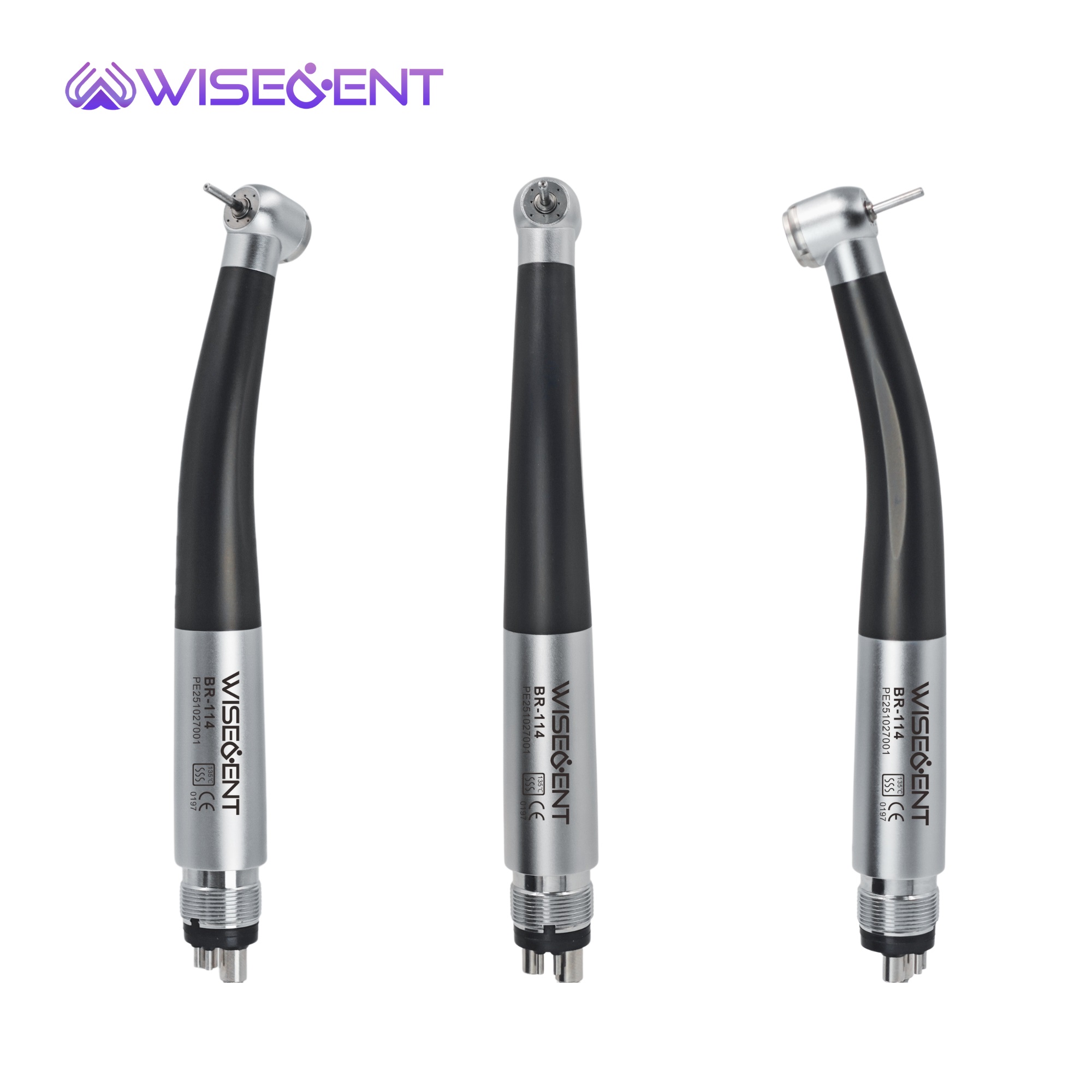 BR-114PE Push Button High Speed Handpiece with 4 Water Spary